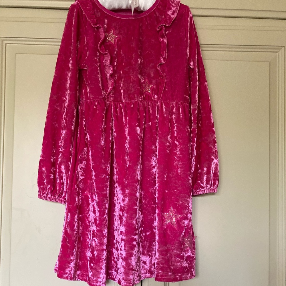 Epic treads velvet pink dress.